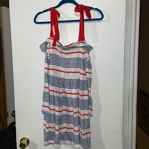 Never Worn Size 6 Striped Long Sleeve Asos Cotton Dress